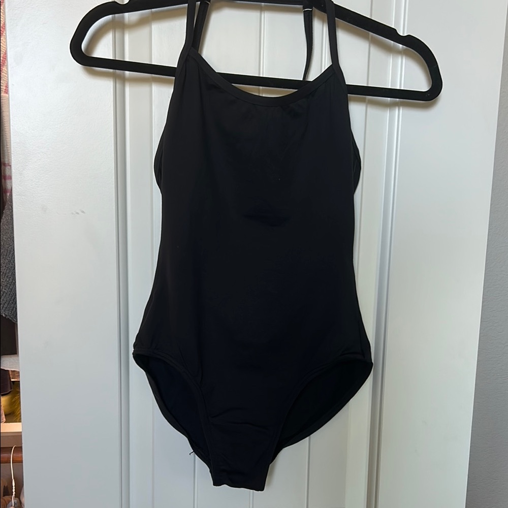 Black One-Piece Women’s Leotard